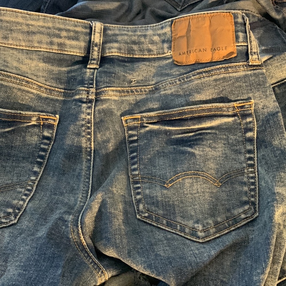 American Eagle Next Level Flex Slim Jean Size 30X32 - Picture 3 of 7